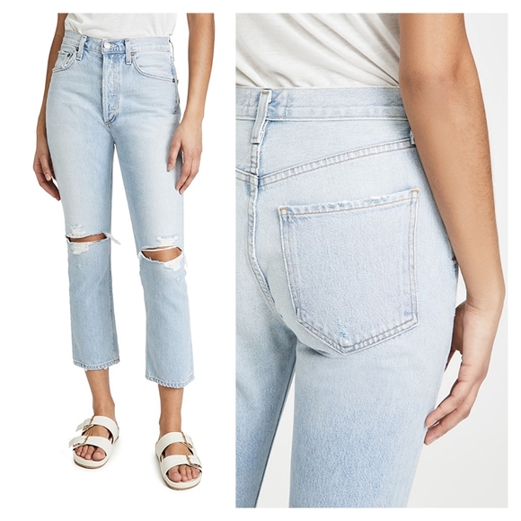 Agolde Riley Jeans Clear Skies - Picture 5 of 13